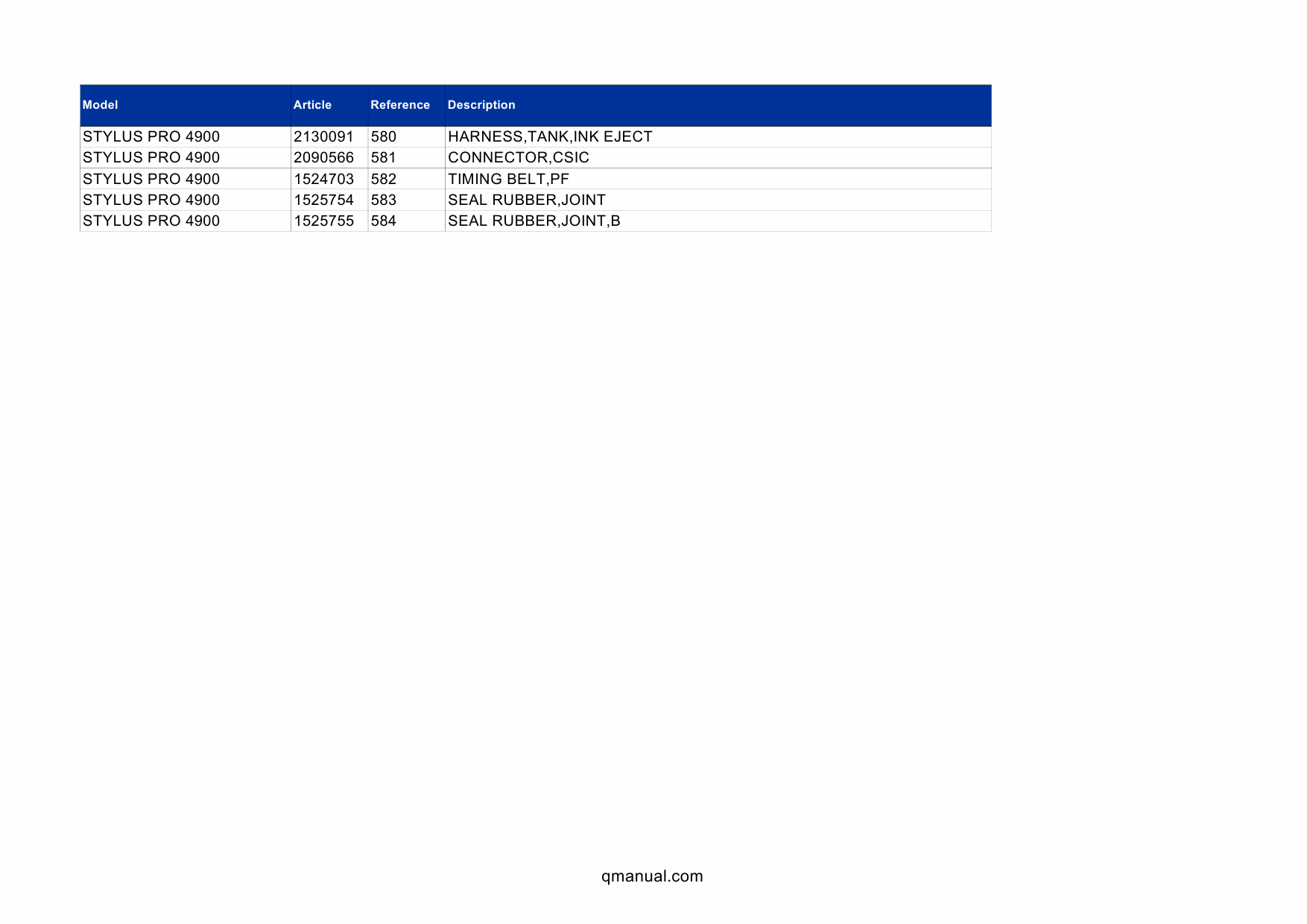 EPSON StylusPro 4900 4910 Parts Manual-4